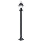 Black classic outdoor light aluminium, Alieke, IP44