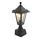 Black classic outdoor light aluminium, Alieke, IP44