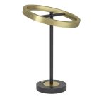 Brass design table lamp metal, Buket, 10,5W, 3000K LED, with touch dimmer