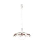 White classic pendant light glass, Kaj