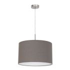 Anthracite modern pendant light fabric, Abano