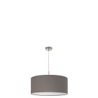 Anthracite modern pendant light fabric, Abano