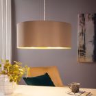 Golden modern pendant light fabric, Terme