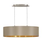 Golden modern pendant light fabric, Terme