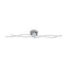 Chrome modern ceiling light plastic, Therese, 40W, 3000K LED