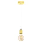 Brass vintage pendant light metal, Christel