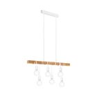 Wood pendant light white, Anton