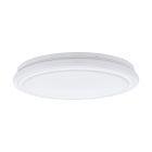 White flush ceiling light steel, Elseline, 30W, adjustable light colour LED