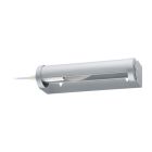 Chrome under cabinet lighting steel, Karl, with switch