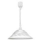White pendant light glass, Klaas