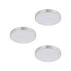Silver under cabinet lighting aluminium, Vanya, 2W, 3000K LED