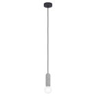 Concrete pendant light grey, Patrycja
