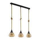 Black industrial pendant light steel, Simeon