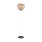 Wood floor lamp black, Nicole, with switch