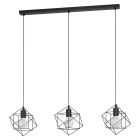 Black industrial pendant light steel, Aemilius