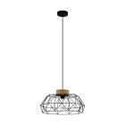 Black industrial pendant light steel, Joseline