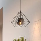 Black industrial pendant light steel, Yuen