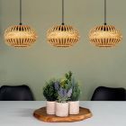 Brown rustic pendant light metal, Firenze