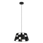 Black pendant light aluminium, Nelly