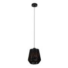 Paper pendant light black, Caine