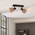 Cream rustic ceiling spotlight fabric, Serah