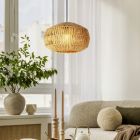 Paper pendant light brown, Serhan