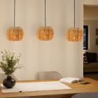 Paper pendant light brown, Serhan