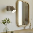 Brown vintage wall spotlight steel, Tjitte