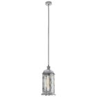 Silver retro pendant light metal, Abderrahman