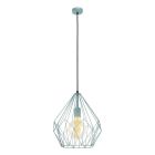 Green industrial pendant light metal, Acri
