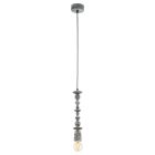 Wood pendant light black, Abel