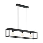 Black industrial pendant light metal, Jaxx