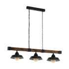Wood pendant light brown, Josia