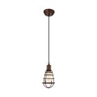 Brown vintage pendant light metal, Aissa