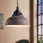 Brown rustic pendant light metal, Ajdin