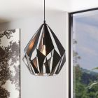 Black modern pendant light metal, Acri