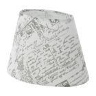 Gray Lampshade Noah, Fabric, Country