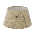 White Lampshade Noah, Fabric, Country