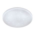 White flush ceiling light steel, Eloise, 7W, 3000K LED