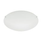White flush ceiling light glass, Bada