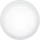 White flush ceiling light glass, Agena