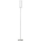 Nickel floor lamp glass, Ciuda, with switch
