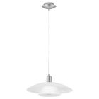 White design pendant light glass, Lariana
