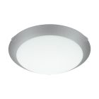 White flush ceiling light glass, Bada