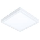 White smart ceiling light plastic, Geraldo, 16,5W, warm to cold white adjustable LED, IP44