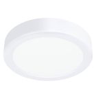 White flush ceiling light plastic, Geraldo, 11W, 3000K LED