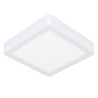 White flush ceiling light plastic, Geraldo, 11W, 3000K LED