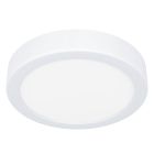 White bathroom ceiling light plastic, Geraldo, 11W, 3000K LED, IP44