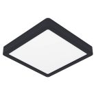 White bathroom ceiling light plastic, Geraldo, 17W, 3000K LED, IP44