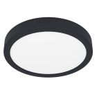 White bathroom ceiling light plastic, Geraldo, 17W, 3000K LED, IP44